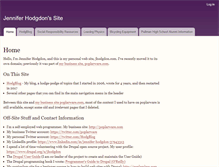 Tablet Screenshot of jhodgdon.com